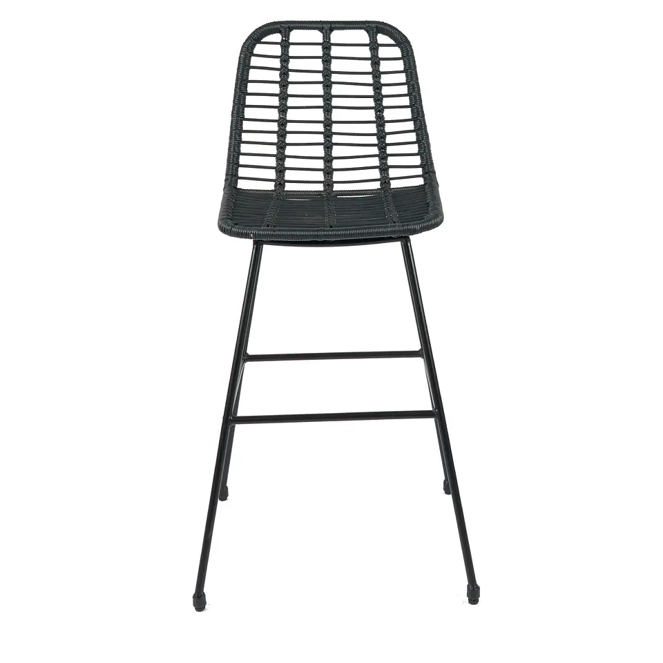 Taburete Eames Nature de Ratan 70cm 5
