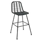 Taburete Eames Nature de Ratan 70cm - Miniatura 2