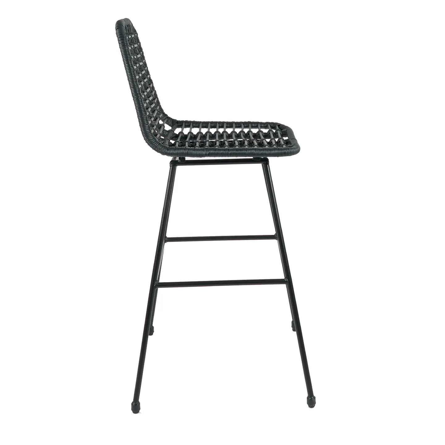 Taburete Eames Nature de Ratan 70cm 7