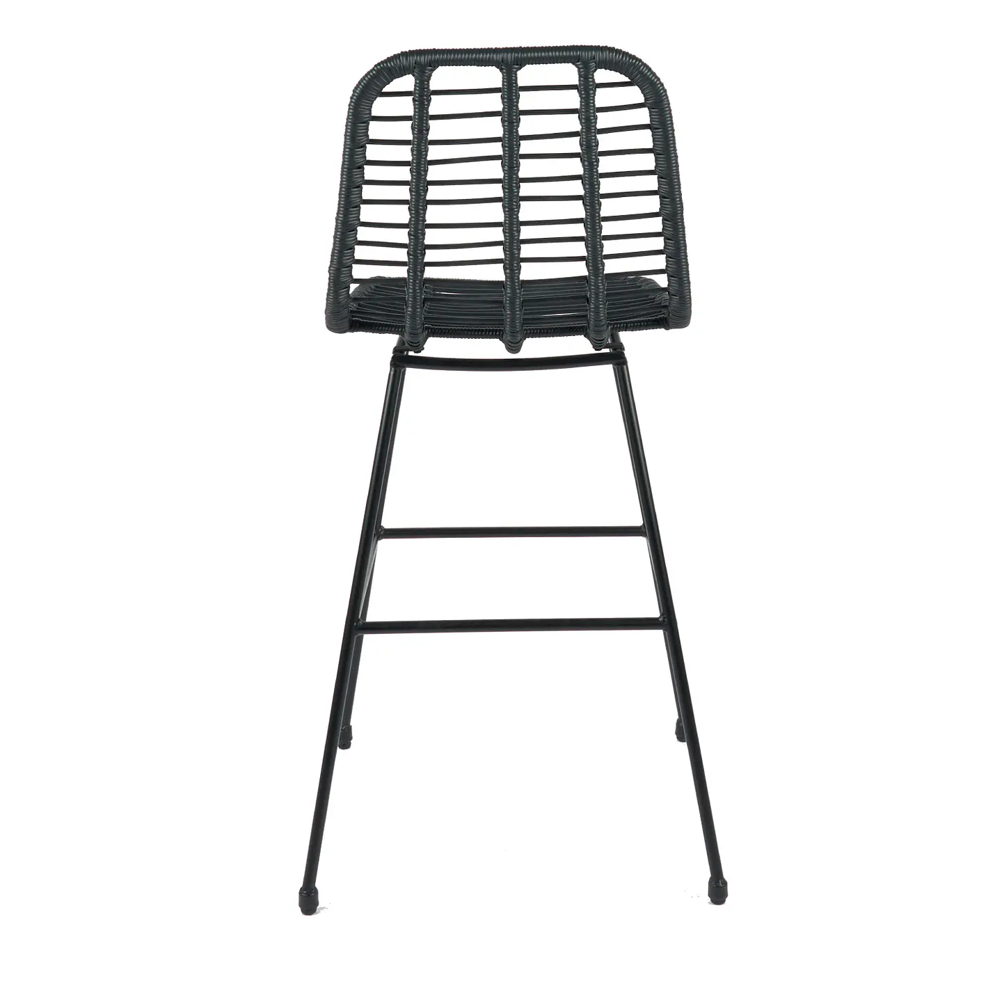 Taburete Eames Nature de Ratan 70cm 9
