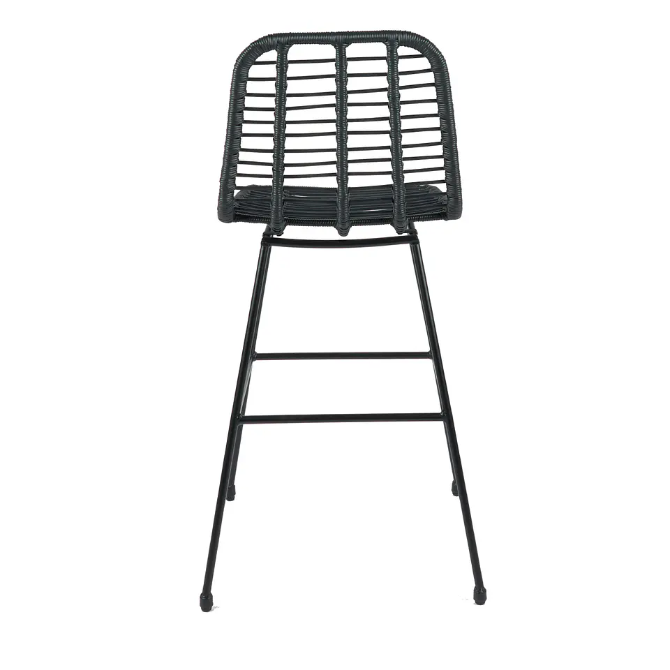 Taburete Eames Nature de Ratan 70cm 9