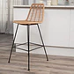 Taburete Eames Nature de Ratan 70cm - Miniatura 11