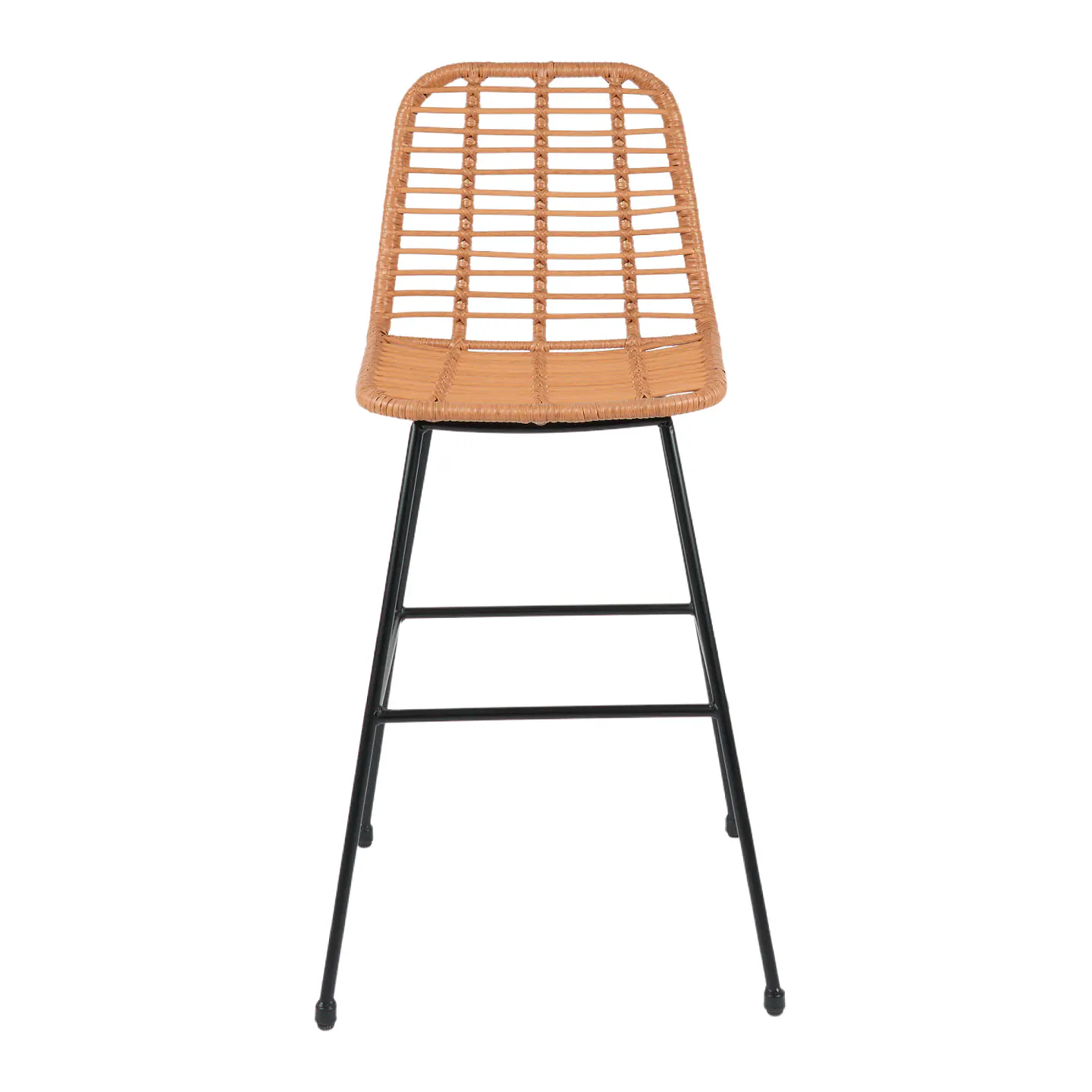 Taburete Eames Nature de Ratan 70cm 6