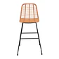 Taburete Eames Nature de Ratan 70cm - Miniatura 6