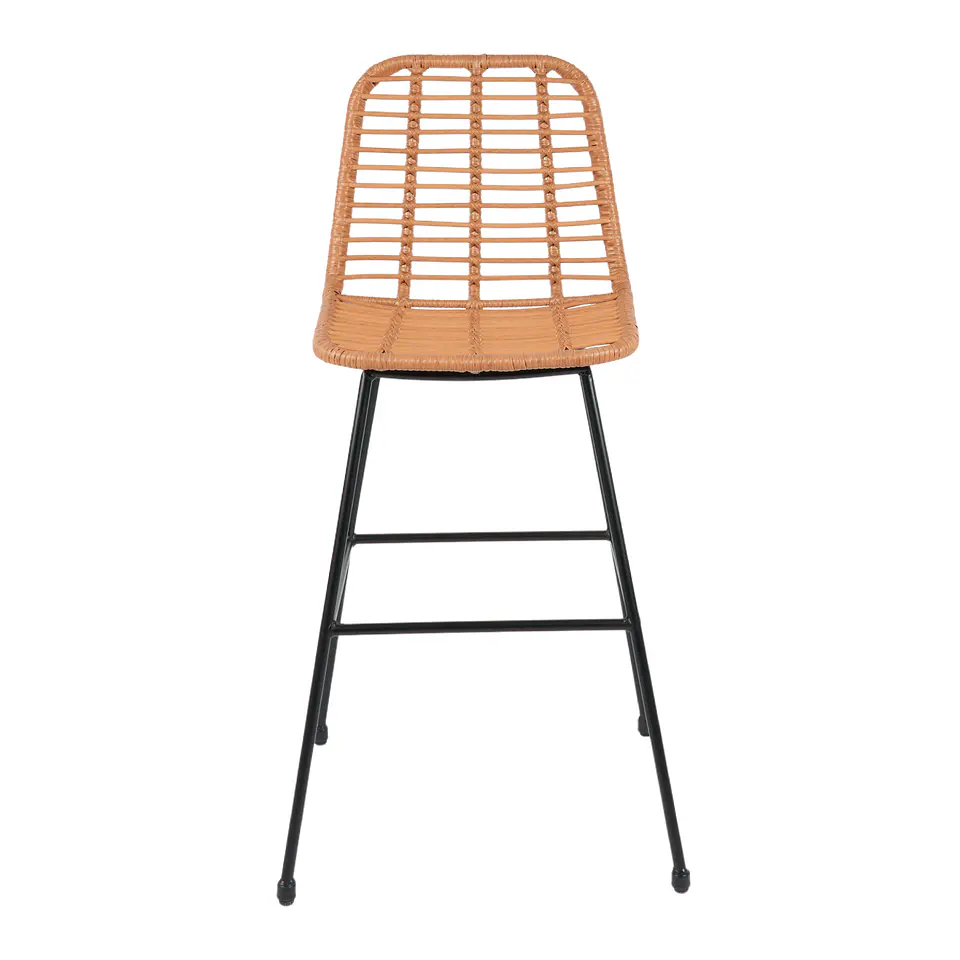 Taburete Eames Nature de Ratan 70cm 6