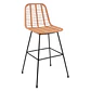 Taburete Eames Nature de Ratan 70cm - Miniatura 1
