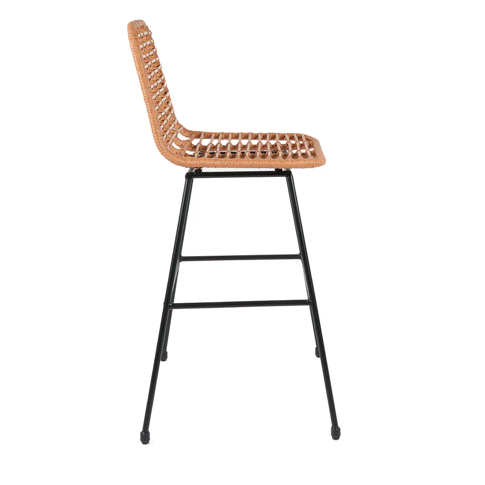 Taburete Eames Nature de Ratan 70cm 8