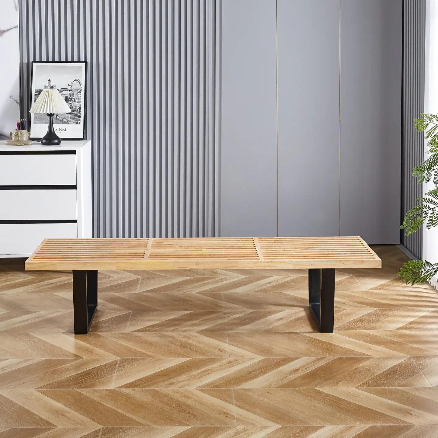Banqueta Komoro Rectangular 160x46cm 9