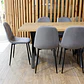 Set Comedor Mesa Xtable Wood + Sillas Eames Velvet PN - Miniatura 5