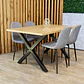 Set Comedor Mesa Xtable Wood + Sillas Eames Velvet PN - Miniatura 4