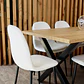 Set Comedor Mesa Xtable Wood + Sillas Eames Velvet PN - Miniatura 10