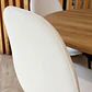Mesa Ohmioh Redonda Wood + 4 Sillas Eames Velvet PN - Miniatura 6