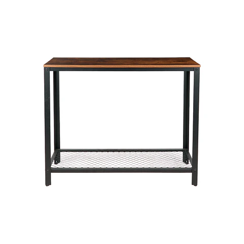 Rack Recibidor Toast Wood 2 Niveles Enrejado 100x35cm