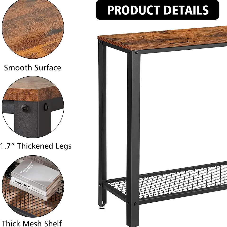 Rack Toast Wood 2 Niveles Enrejado 100x35cm 9