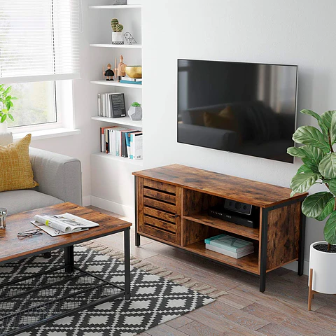 Rack de TV Rustico Toast Wood 110x40cm