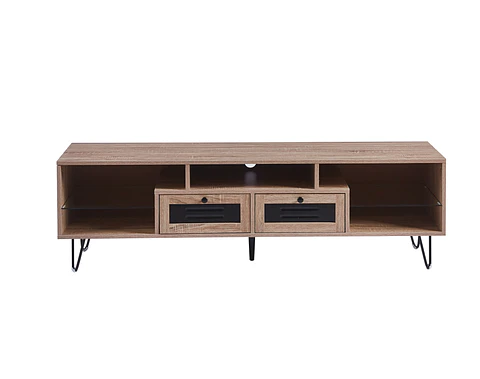Rack de TV Vietnan Greige Wood 150x40cm 