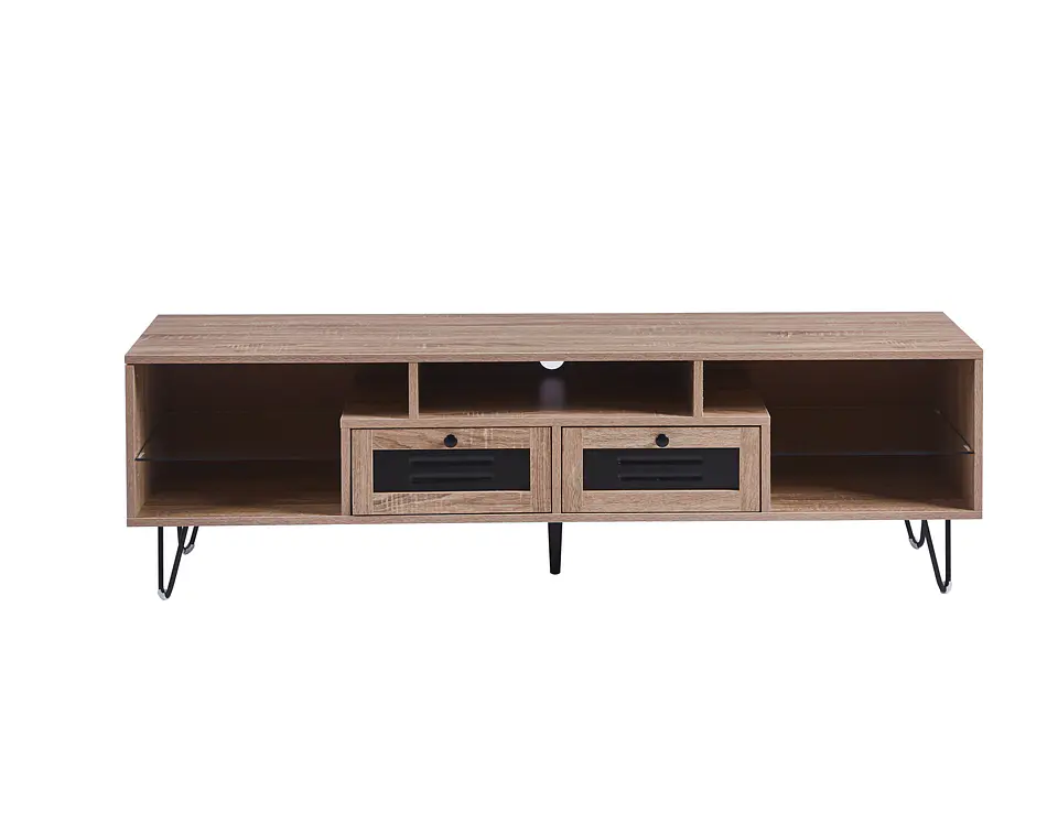 Rack de TV Vietnan Greige Wood 150x40cm  2