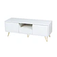 Rack de TV Minimal White Wood 120x40cm  - Miniatura 5