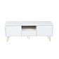 Rack de TV Minimal White Wood 120x40cm  - Miniatura 2