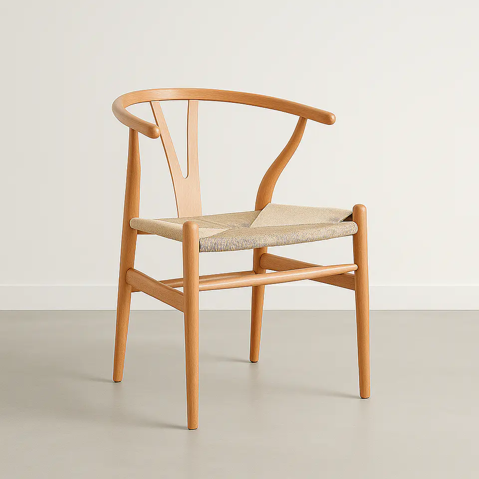 Silla Wishbone de Madera  1