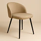 Silla Berna Lino Base Negro - Miniatura 3