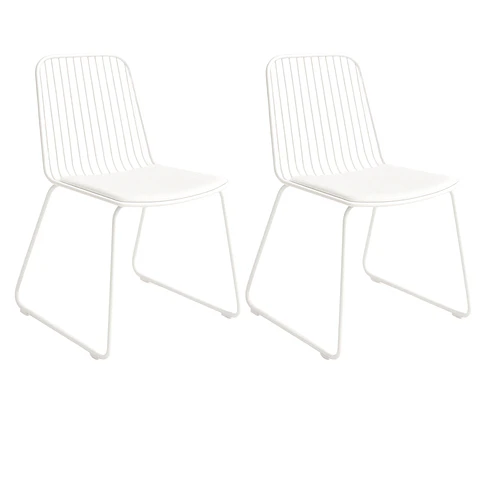 Pack de 2 Sillas Wire Acolchadas