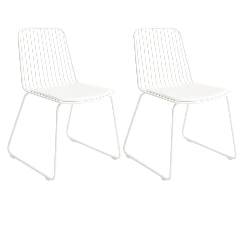 Pack de 2 Sillas Wire Acolchadas 1