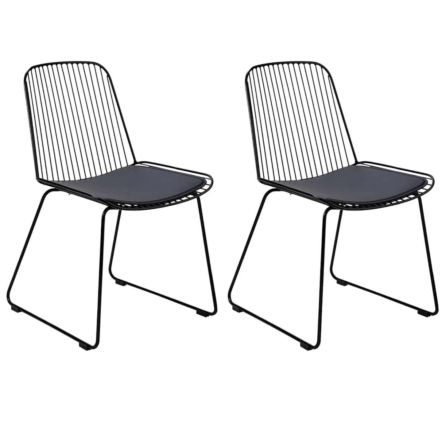 Pack de 2 Sillas Wire Acolchadas 2