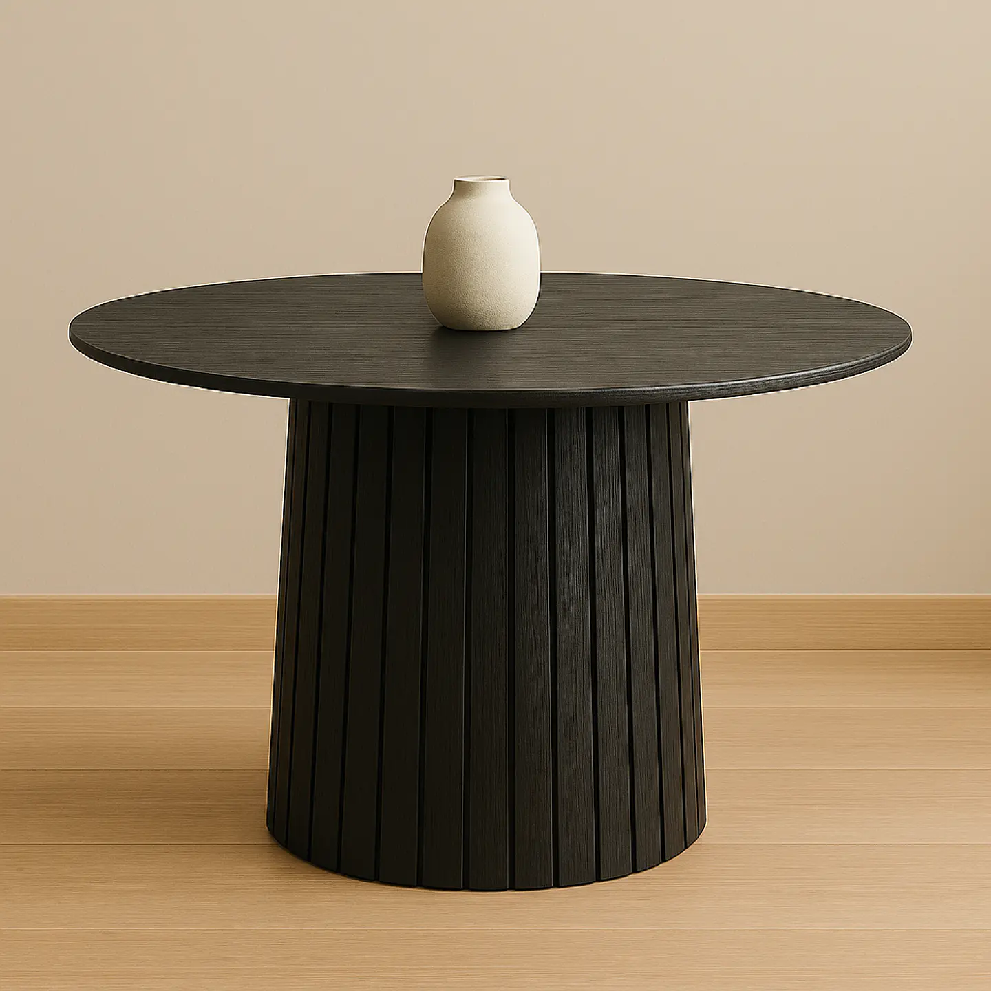 Mesa Redonda de Madera Tierra Alta 120cm de Diámetro  2