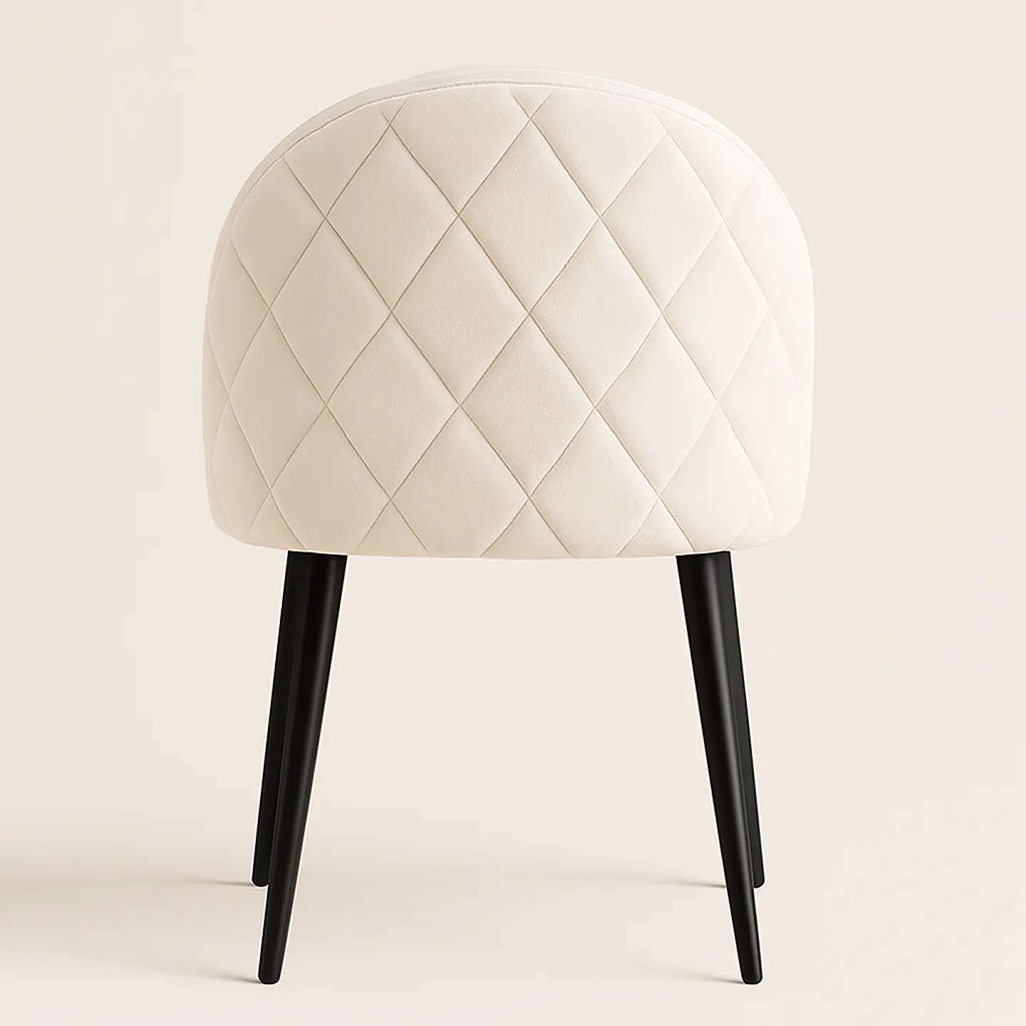 Silla Berna Velvet Base Negro  5