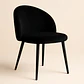 Pack de 2 Sillas Berna Velvet Base Negro - Miniatura 7