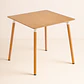 Mesa Eames Cuadrada 80x80x75cm - Miniatura 1