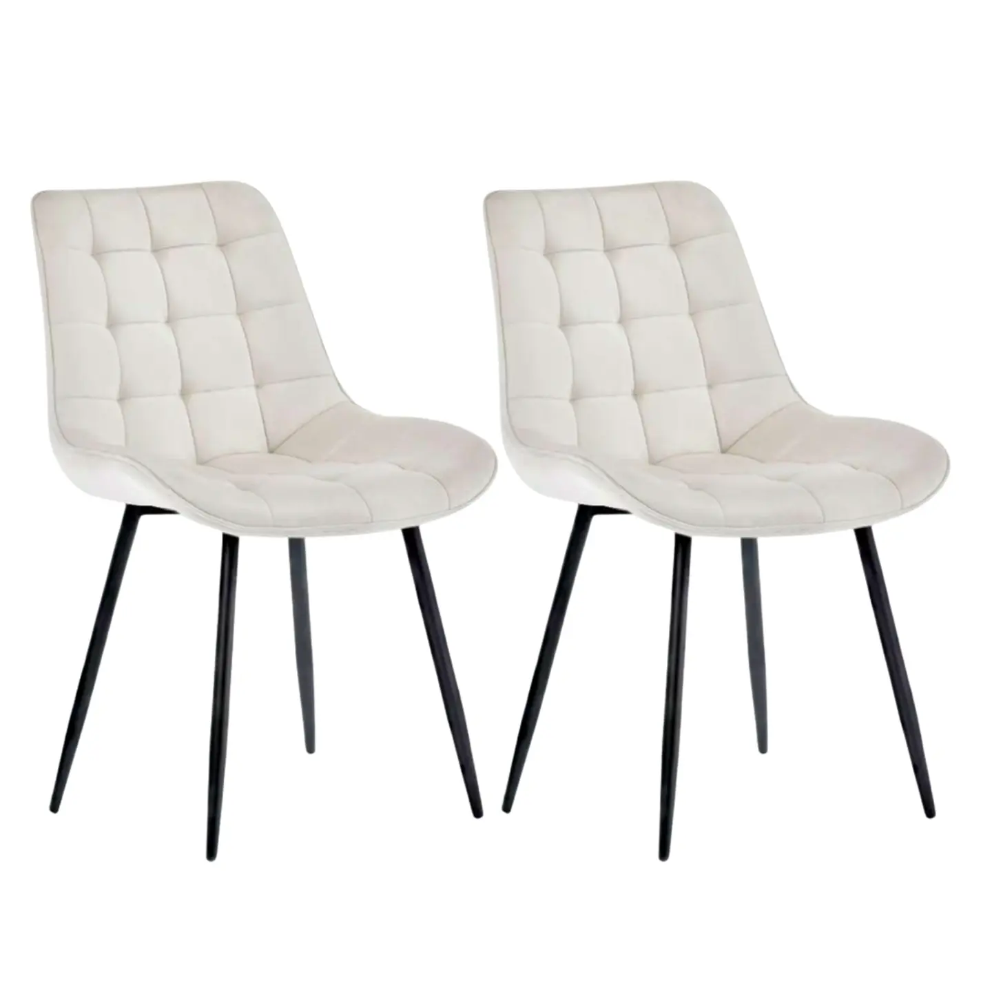 Pack de 2 Sillas Milano Velvet PN 1