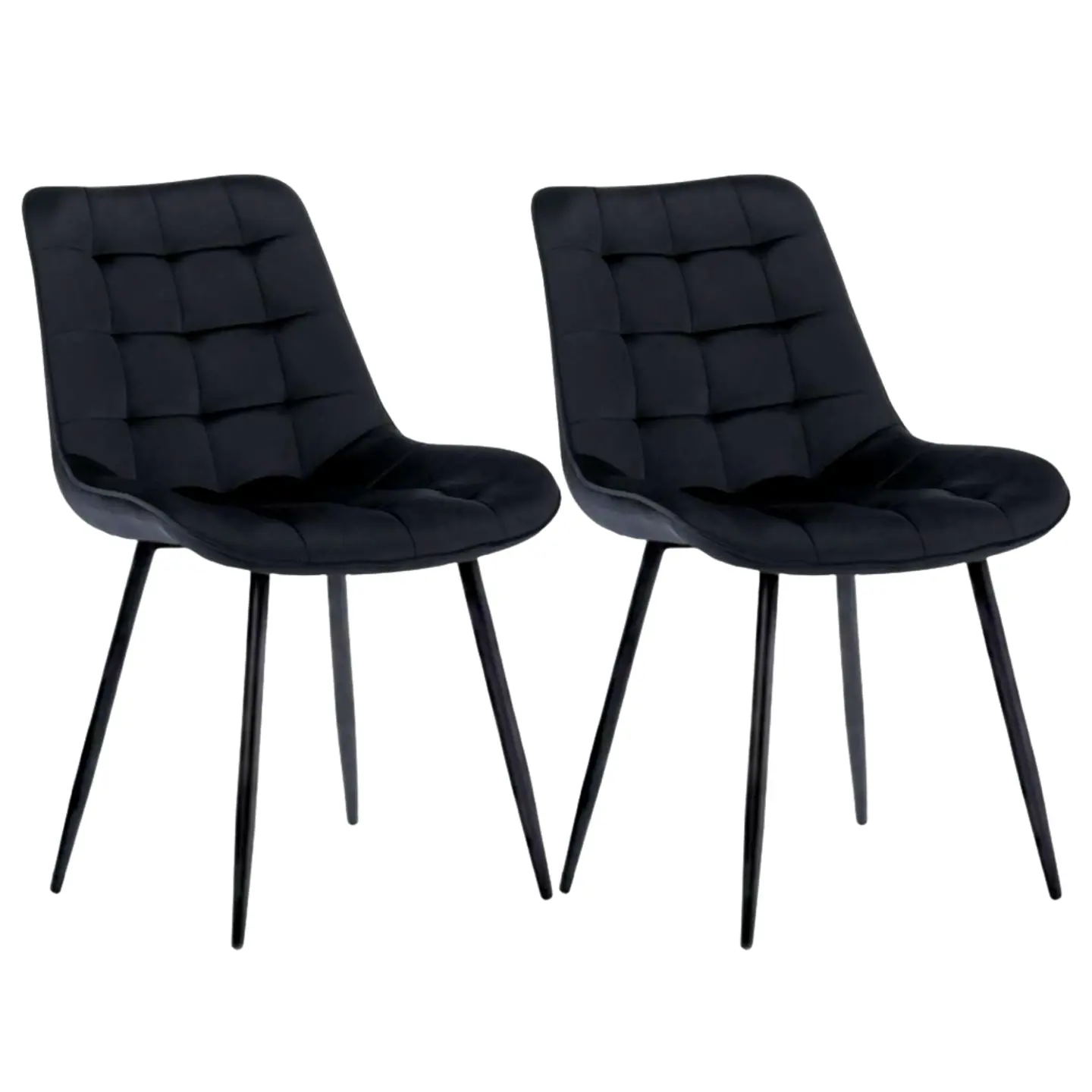 Pack de 2 Sillas Milano Velvet PN 2