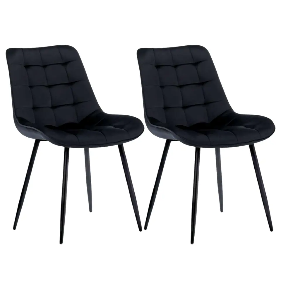 Pack de 2 Sillas Milano Velvet PN 2