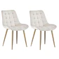 Pack de 2 Sillas Milano Velvet Oak  - Miniatura 1