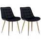 Pack de 2 Sillas Milano Velvet Oak  - Miniatura 2