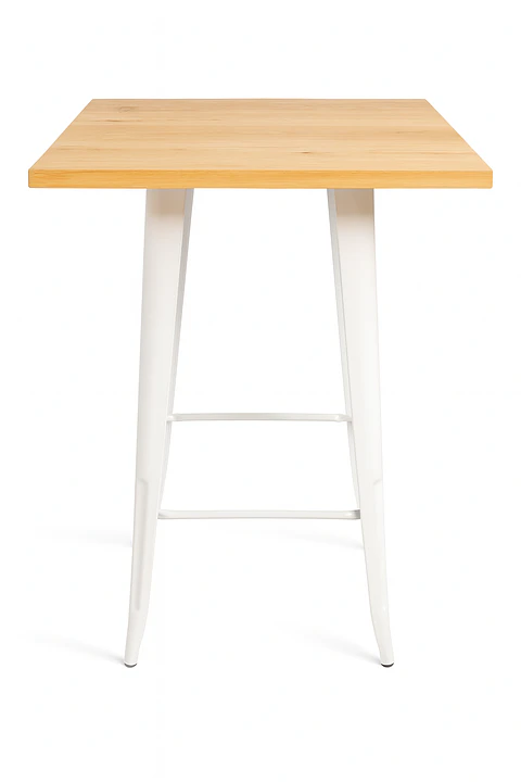 Mesa de Bar Cuadrada Tolix 60x60x105cm 