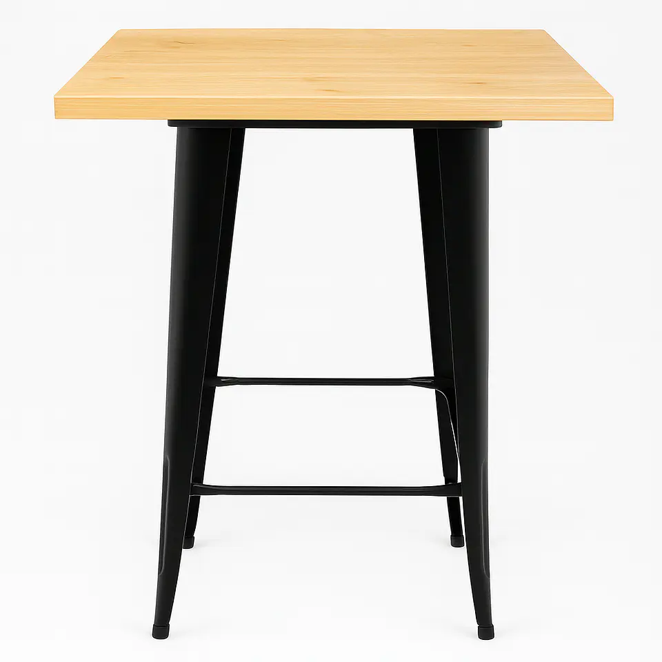 Mesa de Bar Cuadrada Tolix 60x60x105cm  2