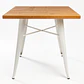 Mesa Tolix Cuadrada 70x70x75cm - Miniatura 1