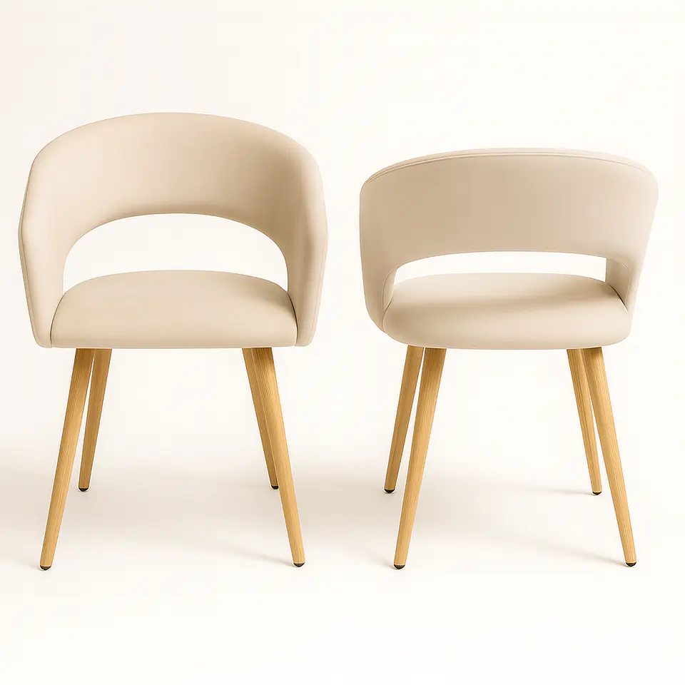 Pack de 2 Sitiales Curvus Oak 1