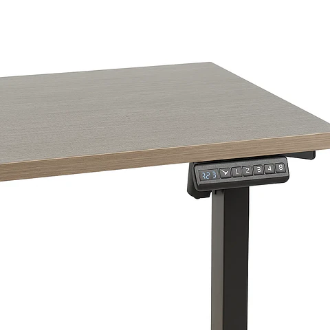 Escritorio Minimal 120x60cm Altura Regulable Electrico Gris