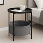 Mesa Lateral Auxiliar 2 Niveles Con Cesta 42x42x52cm - Miniatura 8