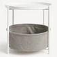 Mesa Lateral Auxiliar 2 Niveles Con Cesta 42x42x52cm - Miniatura 2