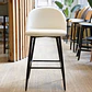 Taburete Berna Velvet Base Negro 65cm - Miniatura 3