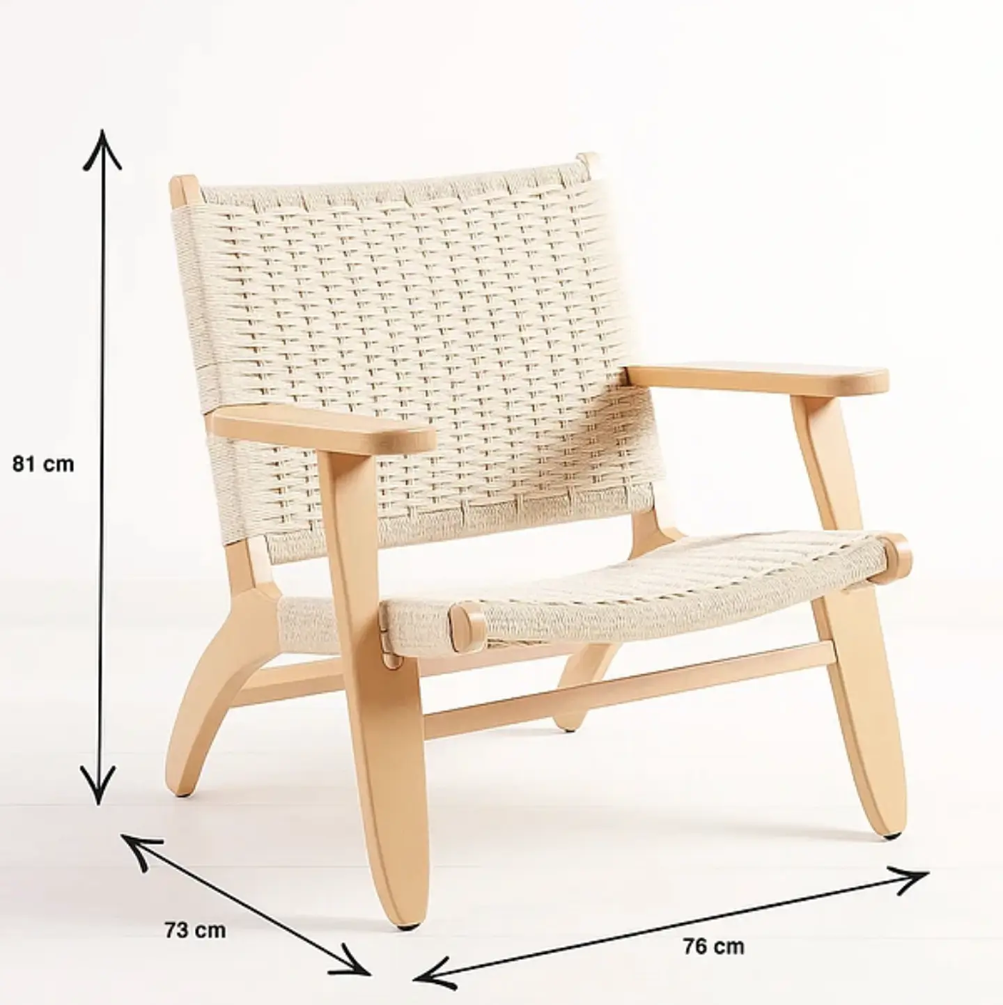Pack de 2 Butacas Sitiales Wegner Natural 6