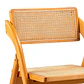 Silla Plegable Nature de Madera y Ratán - Miniatura 2
