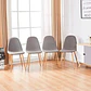 Set Comedor Mesa Ohmioh Redonda + 4 Sillas Eames Velvet - Miniatura 7