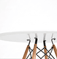 Comedor Redondo 80cm + 4 Sillas Eames Clásicas - Miniatura 6