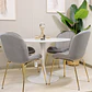 Comedor Redondo Tulip 100cm + 4 Sillas Berta - Miniatura 3